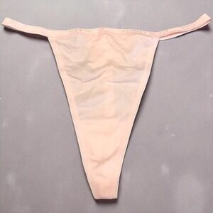 NWT Victoria's Secret Vintage Signature Cotton Logo V  String Thin Band Thong LG